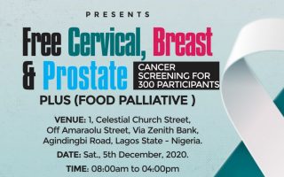 Free Cervical, Breast and Prostate  Cancer Screening for 300 Participants Plus (Food Palliative)
